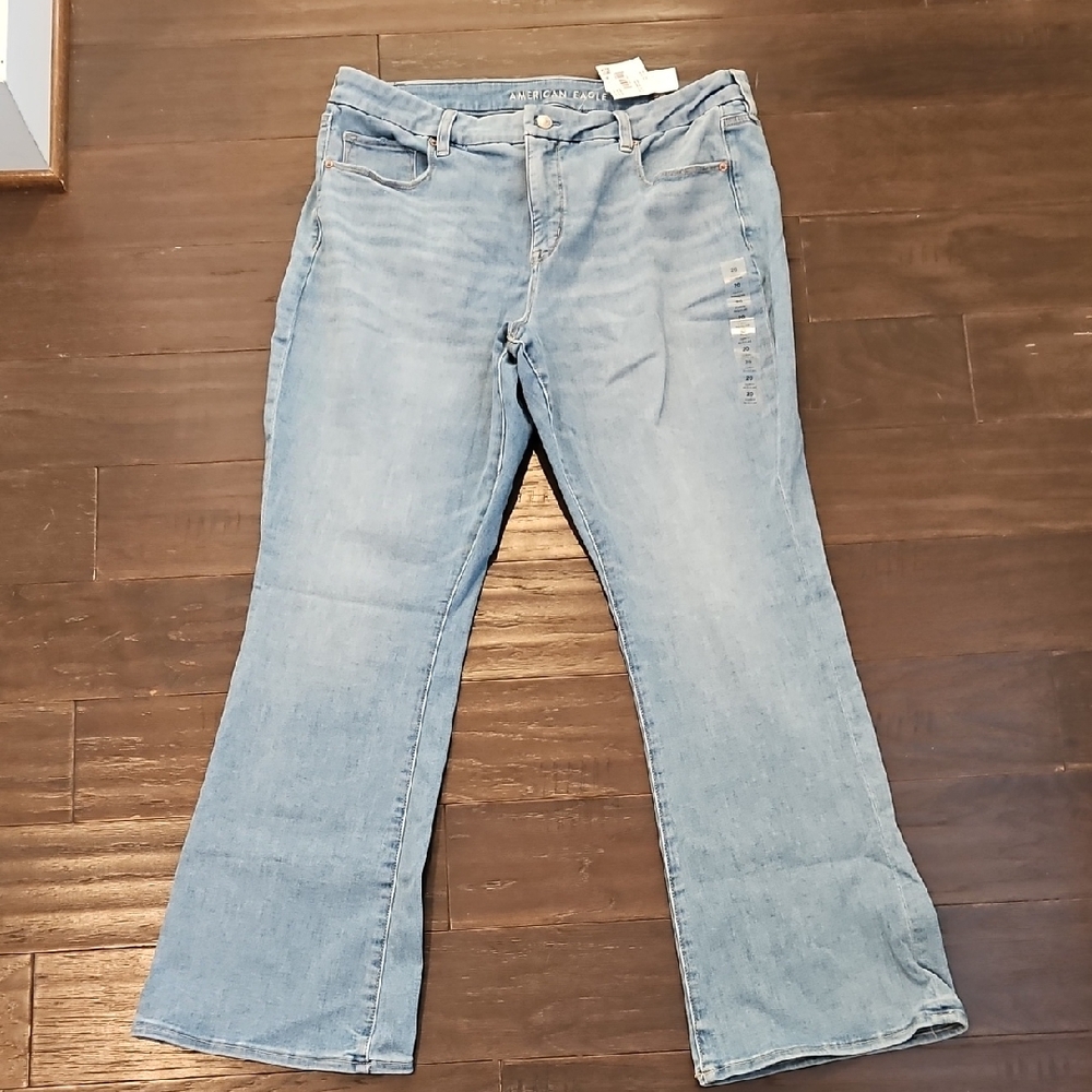 American Eagle Outfitters Light Blue Flare Jeans